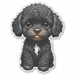 Black Cockapoo Sticker