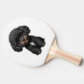 Black Cockapoo Tafeltennisbatje (Zijkant)