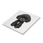 Black Cockapoo Tegeltje (Zijkant)