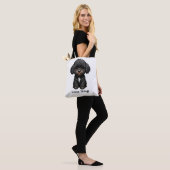 Black Cockapoo Tote Bag (Op model)