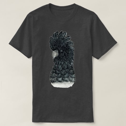 Black Cockatau 1 T-shirt (Design voorkant)