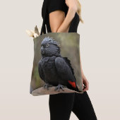 Black Cockatau Tote Bag (Dichtbij)