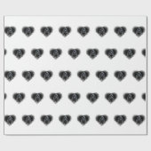 Black Cocker Spaniel Cadeaupapier (Vlak)