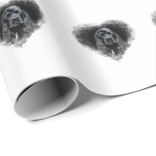 Black Cocker Spaniel Cadeaupapier