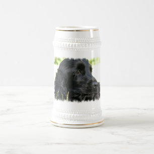 Black Cocker Spaniel Dog Beer Stein Bierpul