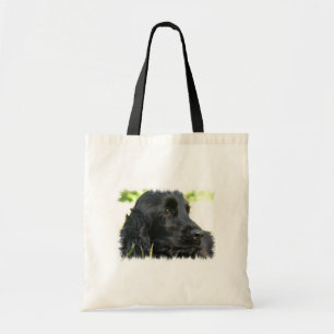 Black Cocker Spaniel Dog Canvas tas