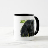 Black Cocker Spaniel Dog Coffee Mok (Voorkant rechts)