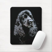 Black Cocker Spaniel Muismat (Met muis)