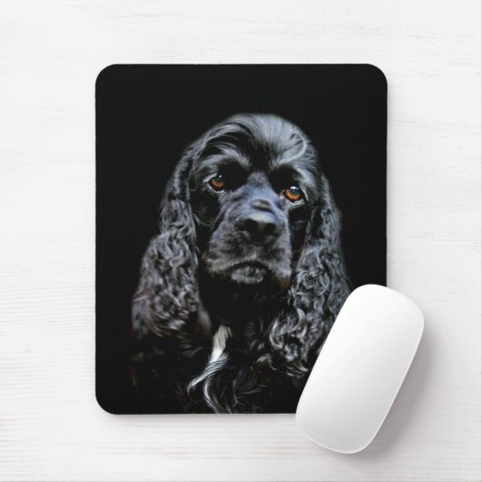 Black Cocker Spaniel Muismat (Met muis)