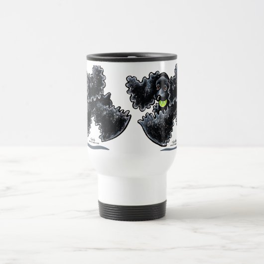 Black Cocker Spaniel Play Reisbeker (Center)