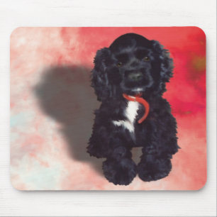 Black Cocker Spaniel Puppy - Abby Muismat