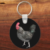 Black Cockerel No 4  Sleutelhanger (Voorkant)
