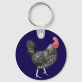 Black Cockerel No 4  Sleutelhanger (Achterkant)