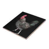 Black Cocrele No. 4 Tegeltje (Zijkant)