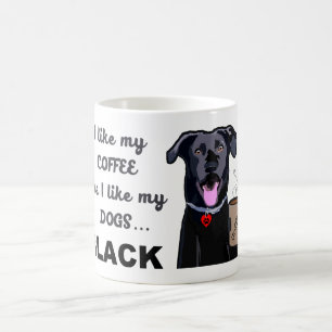 Black Coffee Dog - Labrador Mok