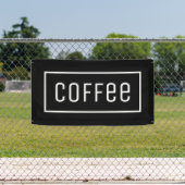 BLACK COFFEE OPEN SIGN SPANDOEK (Insitu)