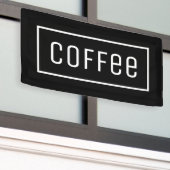 BLACK COFFEE OPEN SIGN SPANDOEK (Buitenkant Gebouw)