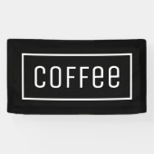 BLACK COFFEE OPEN SIGN SPANDOEK (Horizontaal)