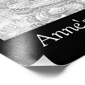 Black Collage Photo Foto Afdruk (Hoek)