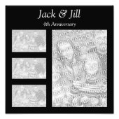 Black Collage Photo Foto Afdruk (Voorkant)