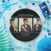 Black College University 3 Foto Afstuderen Papieren Bordje (Feest)