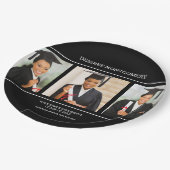 Black College University 3 Foto Afstuderen Papieren Bordje (Gekanteld)