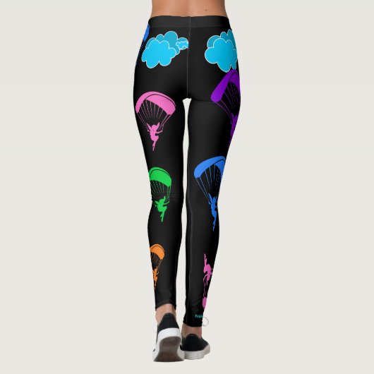 Black Colorful Pixie-Leggings Leggings (Achterkant)