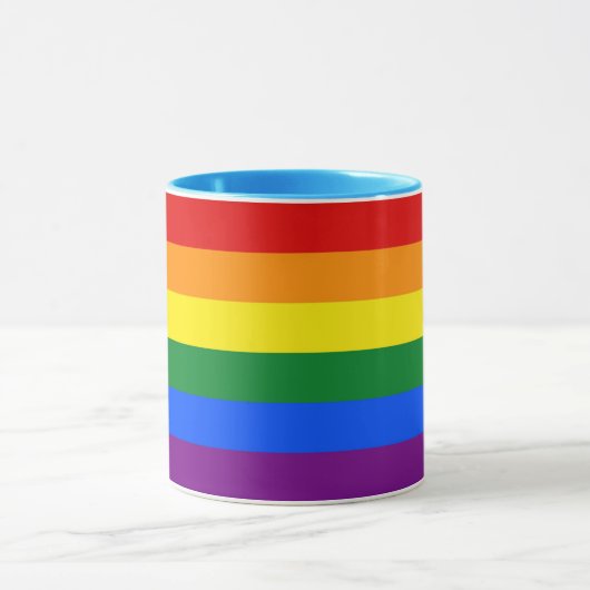 Black Combo Mok met Rainbow Pride vlag van LGBT (Midden)