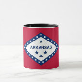 Black Combo Mok met vlag van Arkansas, Verenigde S (Midden)