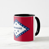 Black Combo Mok met vlag van Arkansas, Verenigde S (Voorkant rechts)