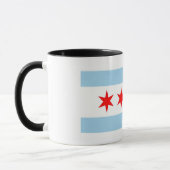 Black Combo Mok met vlag van Chicago, Verenigde St (Links)