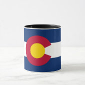 Black Combo Mok met vlag van Colorado, Verenigde S (Midden)