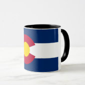 Black Combo Mok met vlag van Colorado, Verenigde S (Voorkant rechts)