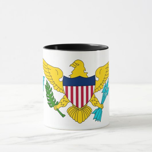 Black Combo Mok met vlag van de Maagdeneilanden, V (Midden)