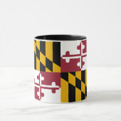 Black Combo Mok met vlag van Maryland, Verenigde S (Midden)