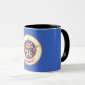 Black Combo Mok met vlag van Minnesota, Verenigde (Voorkant rechts)