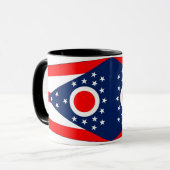 Black Combo Mok met vlag van Ohio State, Verenigde (Voorkant links)