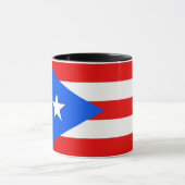 Black Combo Mok met vlag van Puerto Rico, Verenigd (Midden)