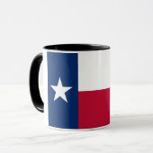 Black Combo Mok met vlag van Texas, Verenigde Stat (Voorkant links)