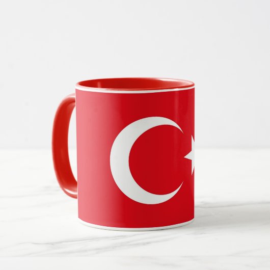 Black Combo Mok met vlag van Turkije (Voorkant links)
