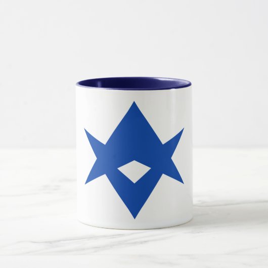 Black Combo Mug with flag of Toyota City, Japan Mok (Midden)