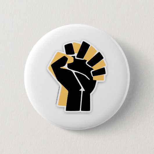 Black Community Ally Hands Samen Ronde Button 5,7 Cm (Voorkant)