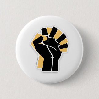 Black Community Ally Hands Samen Ronde Button 5,7 Cm