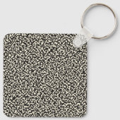 Black Composition Notitieboek Sleutelhanger (Achterkant)