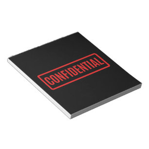 Black Confidential Notitieblok