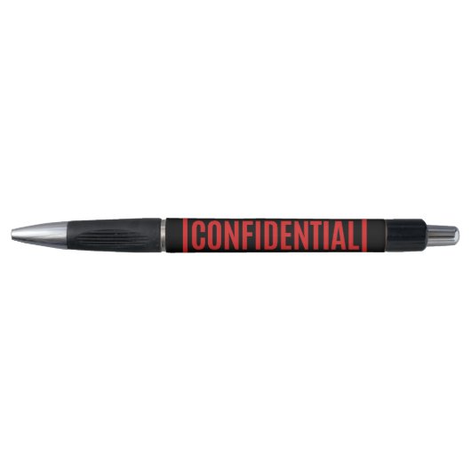 Black Confidential Pen (Voorkant)