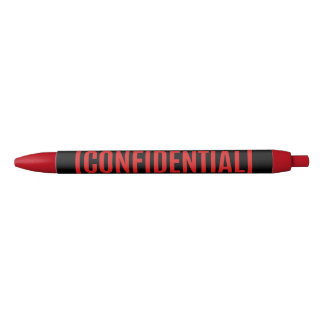 Black Confidential Zwarte Inkt Pen
