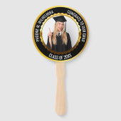 Black Congrats voor onze Afstudeerder fotoklas van Handwaaier (Achterkant)