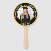 Black Congrats voor onze Afstudeerder fotoklas van Handwaaier (Voorkant)