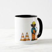 Black Construction Worker Name Mok (Voorkant rechts)